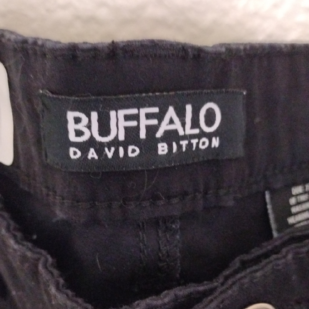 Buffalo David Bitton Black Skinny Jeans Sleek Design - Picture 2 of 9